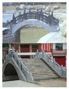 石雕欄桿、石拱橋、石欄桿