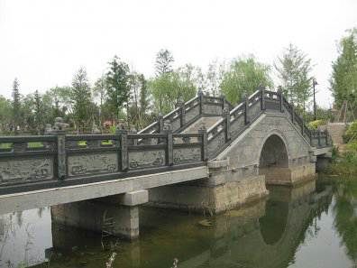 石雕欄桿、石拱橋、石欄桿