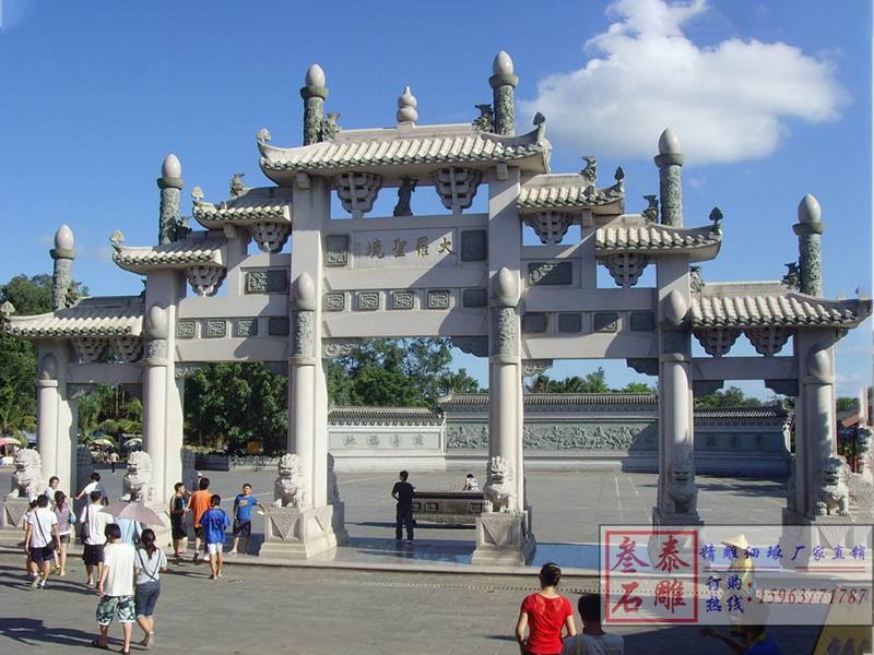 石雕欄桿、石拱橋、石欄桿