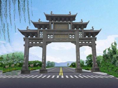 石雕欄桿、石拱橋、石欄桿