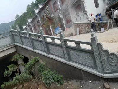 石雕欄桿、石拱橋、石欄桿