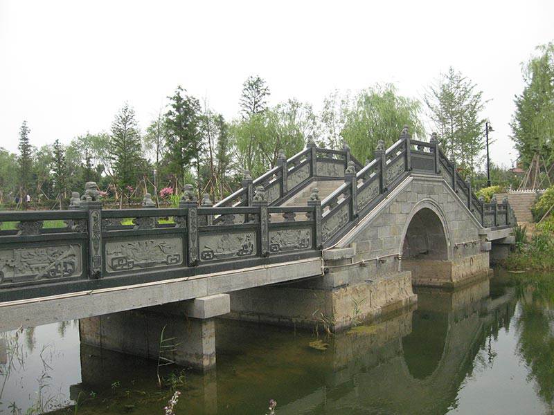 石雕欄桿、石拱橋、石欄桿