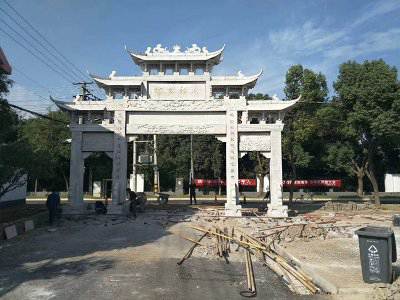 石雕欄桿、石拱橋、石欄桿