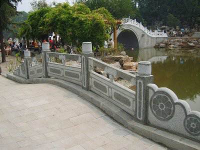 石雕欄桿、石拱橋、石欄桿