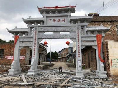 石雕欄桿、石拱橋、石欄桿